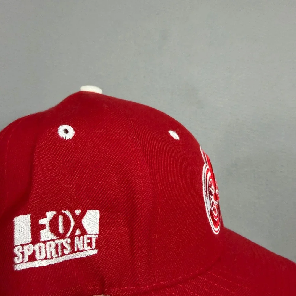 Vintage Zephyr Hat Mens OSFA Red Detroit Red Wings NHL Fox Sports Net Strapback